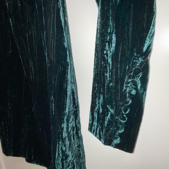 Green Holiday Mini Dress - Picture 2 of 2